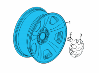 OEM Chevrolet Suburban Spare Wheel Diagram - 23376235