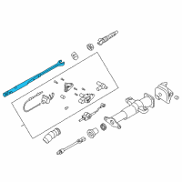 OEM Chevrolet Express 1500 Steering Shaft Diagram - 26044976