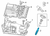 OEM Chevrolet Corvette Spark Plug Diagram - 12642722