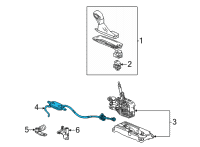 OEM Buick Shift Control Cable Diagram - 60004462
