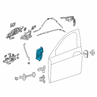 OEM Latch Assembly, Right Front Diagram - 72110-T0A-A12