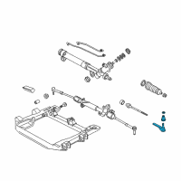 OEM Pontiac Montana Rod Kit, Steering Linkage Outer Tie Diagram - 26086579