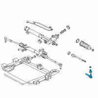 OEM Buick Regal Rod Kit, Steering Linkage Outer Tie Diagram - 26086580