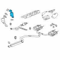 OEM Buick LaCrosse Preconverter Diagram - 22737796