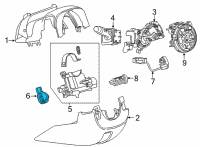 OEM Chevrolet Trailblazer Ignition Switch Diagram - 39179435
