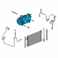 OEM Buick Envision Compressor Diagram - 84554905