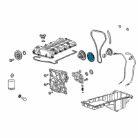 OEM Oldsmobile Bravada Camshaft Gear Diagram - 24100362