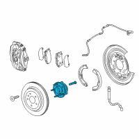 OEM Buick Hub & Bearing Diagram - 13512894