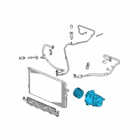 OEM Chevrolet Cobalt Compressor Assembly Diagram - 20772560