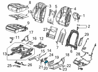 OEM Buick Envision Seat Switch Diagram - 84751531