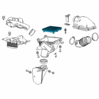OEM Element Assembly, Air Cleaner Diagram - 17220-5J6-A10