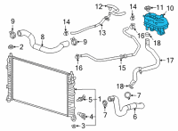OEM Chevrolet Suburban Reservoir Diagram - 84645616