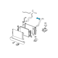 OEM Chevrolet Cobalt Auxiliary Water Pump Inlet Hose Diagram - 22731577