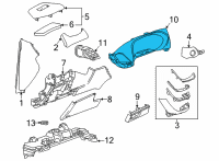 OEM Buick Envision Cluster Bezel Diagram - 84905749