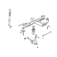 OEM Pontiac Bonneville Bushing, Rear Suspension Control Arm Diagram - 25557622