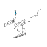 OEM Chevrolet Trailblazer Fuel Pump Diagram - 15050444
