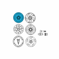 OEM Pontiac Vibe Wheel, Steel Diagram - 88974912