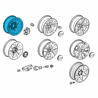 OEM GMC Wheel Diagram - 20942020