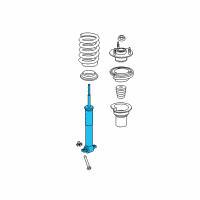 OEM Cadillac Escalade ESV Front Shock Absorber Assembly Diagram - 84176631