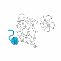 OEM Motor, Cooling Fan Diagram - 19030-R1A-A01