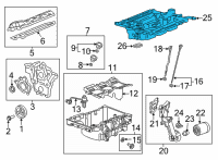 OEM Cadillac Intake Manifold Diagram - 12706155