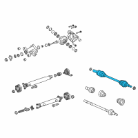 OEM Chevrolet SS Axle Assembly Diagram - 92256714