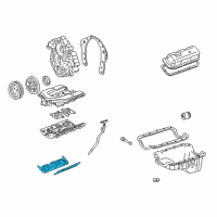 OEM Oldsmobile Gasket Kit, Intake Manifold Diagram - 12520756