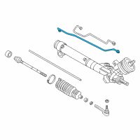OEM Buick Lucerne Pipe Kit, Steering Gear(Short) Diagram - 26087550
