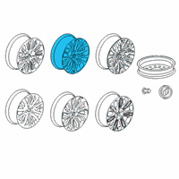 OEM Buick LaCrosse Wheel, Alloy Diagram - 22976144