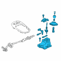 OEM Chevrolet Cruze Gear Shift Assembly Diagram - 55496169
