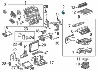 OEM Chevrolet Trailblazer Actuator Diagram - 42677687