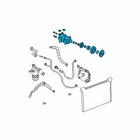 OEM Chevrolet Avalanche Compressor Assembly Diagram - 84208257