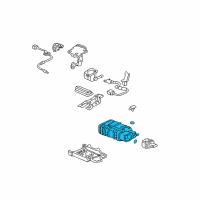 OEM Canister Assembly Diagram - 17011-SDA-A00