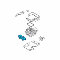 OEM GMC K1500 Suburban Valve Kit, Brake Combination Diagram - 12548265