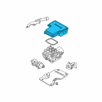 OEM GMC K2500 Suburban Electronic Brake Control Module Kit Diagram - 12474923