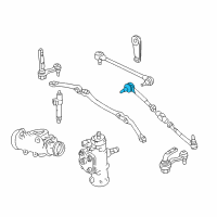 OEM GMC Safari Rod Kit, Steering Linkage Inner Tie Diagram - 26056098