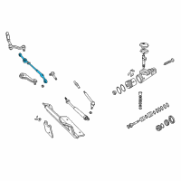 OEM GMC Sonoma Rod Kit, Steering Linkage Relay Diagram - 26038980