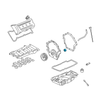 OEM Cadillac Front Cover Seal Diagram - 1647311
