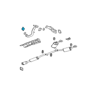 OEM Cadillac DTS Flange, Exhaust Manifold Pipe Diagram - 1647559