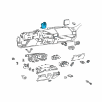 OEM Chevrolet Monte Carlo Theft Deterrent Module Assembly Diagram - 88964942