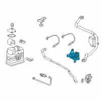 OEM Chevrolet Malibu Pump Asm-Secondary Air Injection (W/ Bracket) Diagram - 12654577