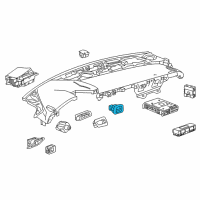 OEM Chevrolet Camaro Switch Diagram - 23402526