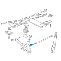 OEM Buick Park Avenue End Kit, Rear Suspension Adjust Link Outer Diagram - 26037362