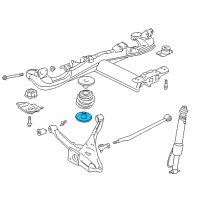OEM Buick LeSabre Insulator, Rear Spring Lower Diagram - 25627582