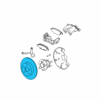 OEM Chevrolet Cobalt Rotor Diagram - 15921402