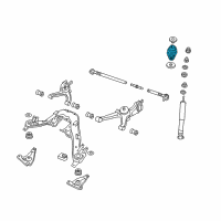 OEM Pontiac GTO Rear Spring Assembly Diagram - 92100087