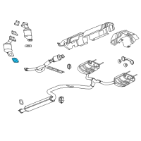 OEM Buick LaCrosse Preconverter Gasket Diagram - 84215484