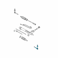 OEM GMC Canyon Outer Tie Rod Diagram - 26095458