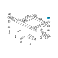 OEM Chevrolet Monte Carlo Insulator Asm-Drivetrain & Front Suspension Frame *Gray Diagram - 10299472