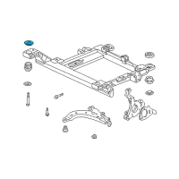 OEM Buick Regal Front Insulator Diagram - 15240239